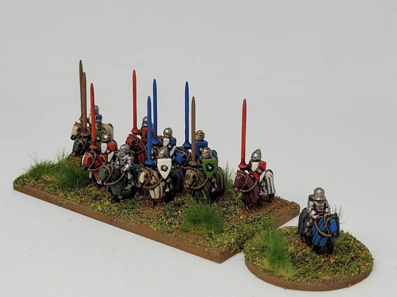 6-15mm Medieval Mounted Knights (6 Poses)  HYW-3