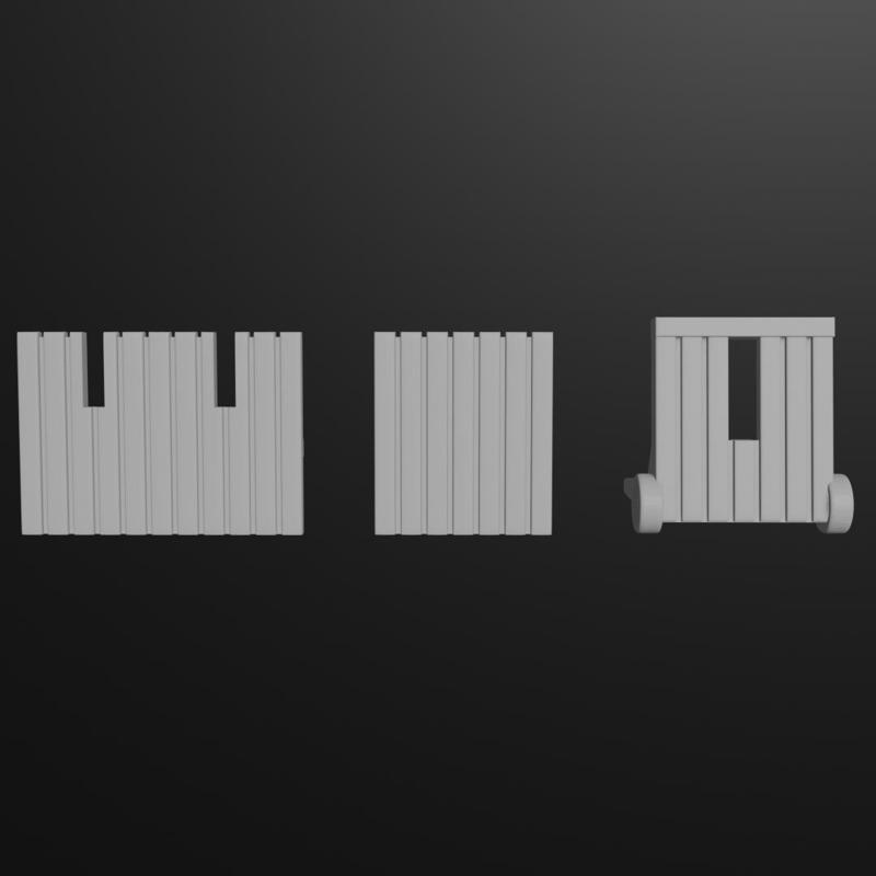 6-15mm Medieval Mantlets HYW-13