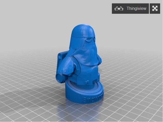 Star Wars Snowtrooper Bust