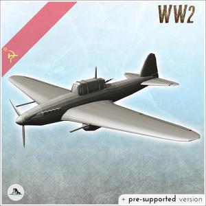 Ilyushin Il-2 Shturmovik soviet ground-attack plane (12) - Soviet army WW2 Second World East front Ostfront