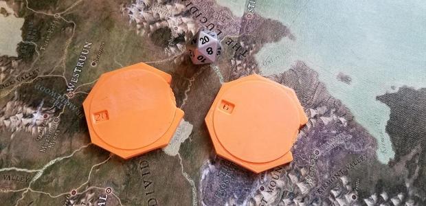 0-20 Dial Counter, Sorcery/Ki Point Tracker