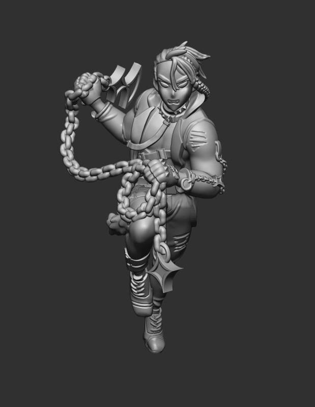Holostars Axel Syrios Fan Sculpt 32mm Scale