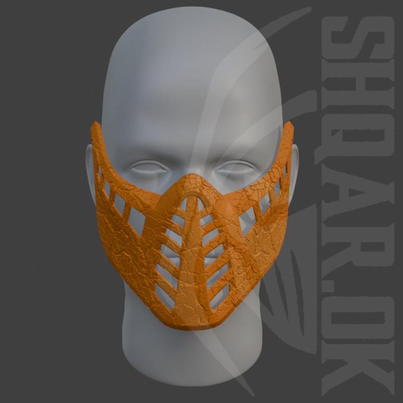 Tremor mask from Mortal Kombat - Stone Version