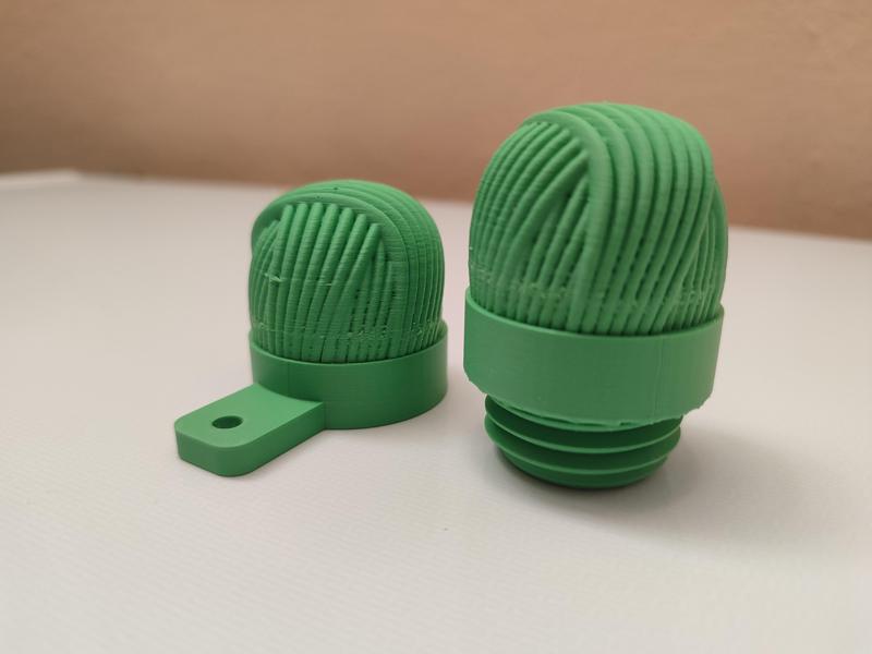 BALL OF WOOL KEY RING