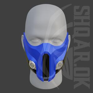 Sub Zero mask from Mortal Kombat 11 - Cryomant Warrior