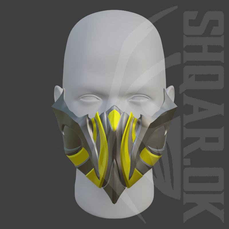 Takeda mask  from MK1 -  Vengeful Heart