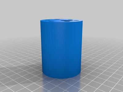 Mounting Template for DC Motor with Encoder