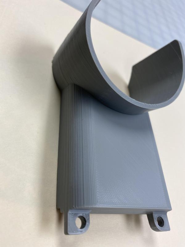 Dust hose clamp for my CNC