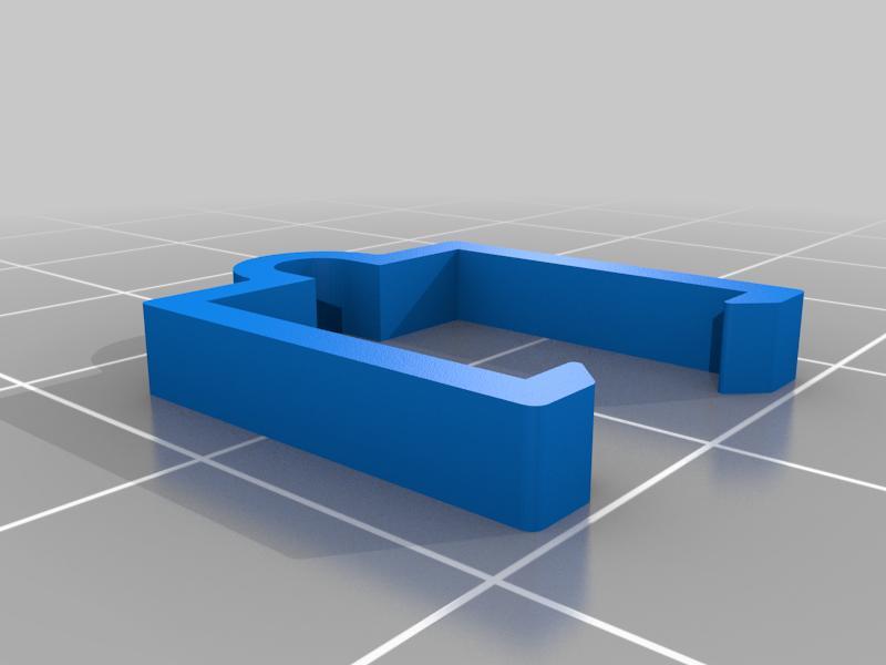 Ender-3 X-Axis Full Modular Camera Mount - Cable Clip