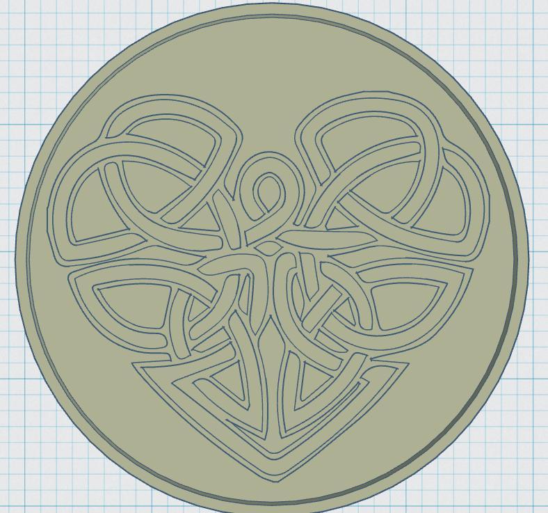 Celtic Symbol Coaster 50