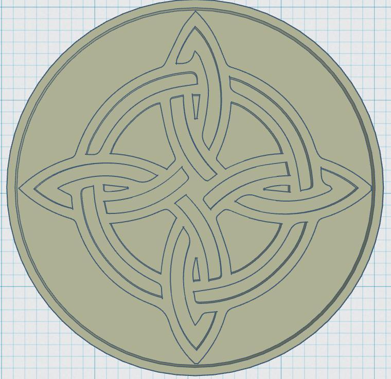Celtic Symbol Coaster 49