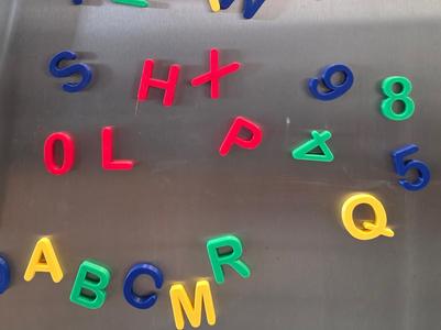 Alphabet Fridge Magnets for 6x3mm Magnets