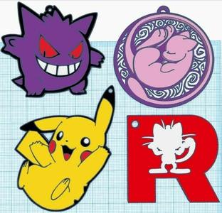 Pokemon keychains