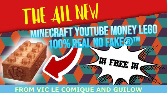 Minecraft YouTube Money Brick 100% REAL No Fake (Official)