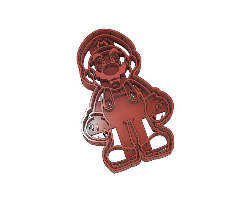 Mario character cookie cutters
