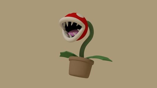 mario plant pirahna