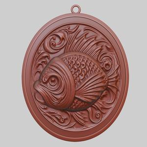 Fish Animal Pendant Fish Animal Necklace for CNC Router Laser & 3D Printer