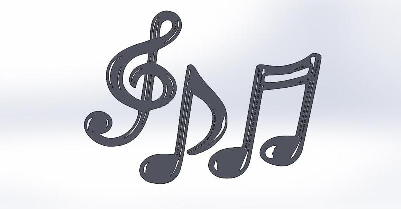 Musical notes chart