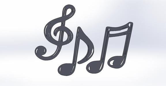 Musical notes chart
