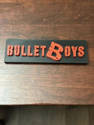 Bullet Boys 80's Band Sign