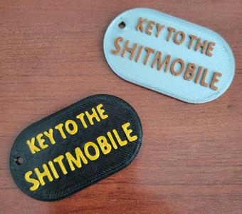 Humble Keychain Tag