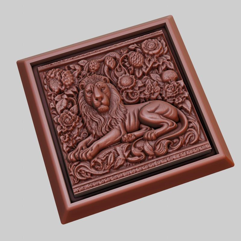 lion Animal 3D Model for CNC Router Laser & 3D Printer