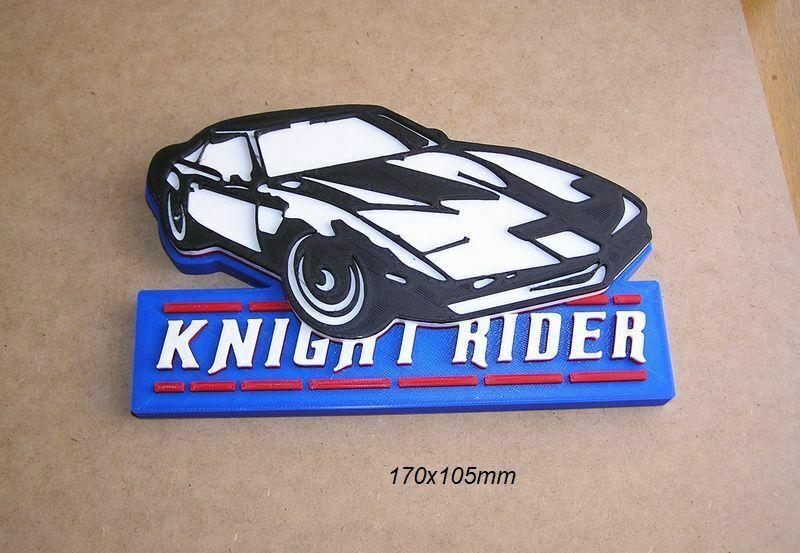 Knight Rider, Fantastic Car, TV Series, Poster, Sign, Logo, Logotype