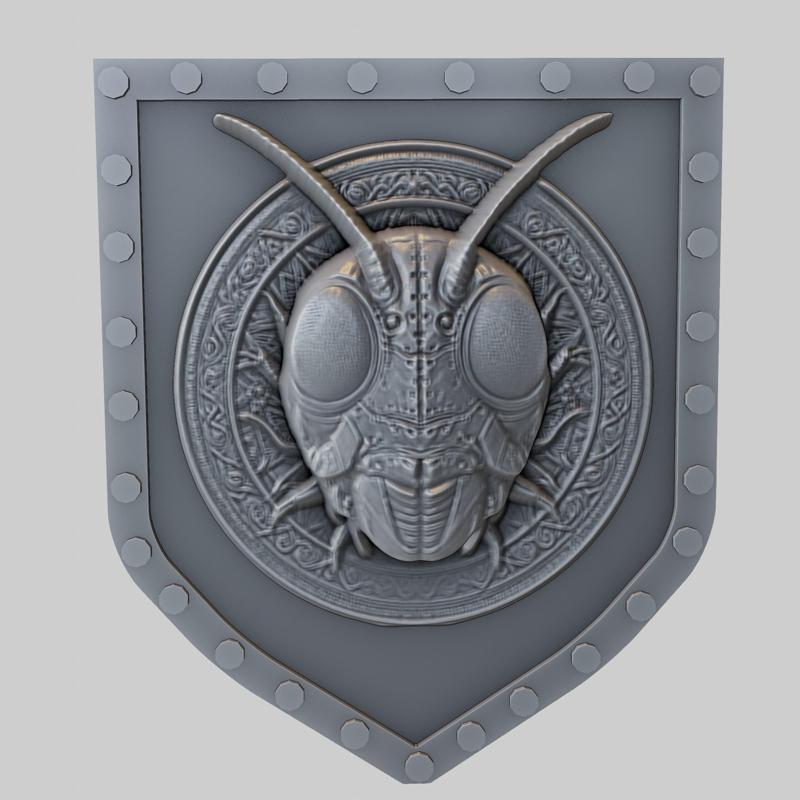 Grasshopper Animal Wall Grasshopper Animal Bust for CNC Router Laser & 3D Printer