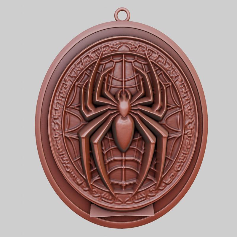 Spider Animal Pendant Spider Animal Necklace for CNC Router Laser & 3D Printer
