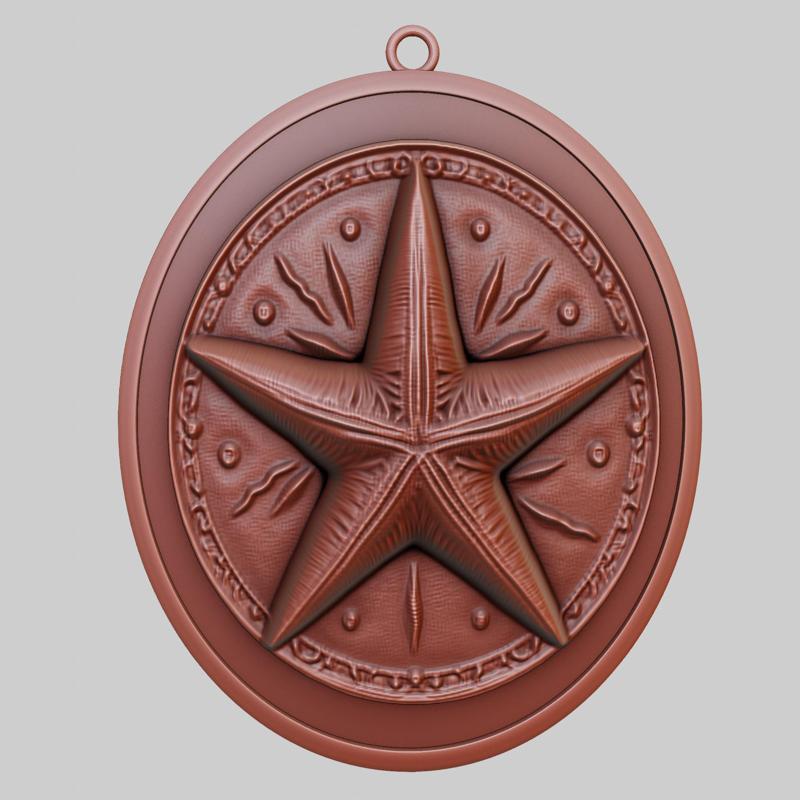 Starfish Animal Pendant Starfish Animal Necklace for CNC Router Laser & 3D Printer