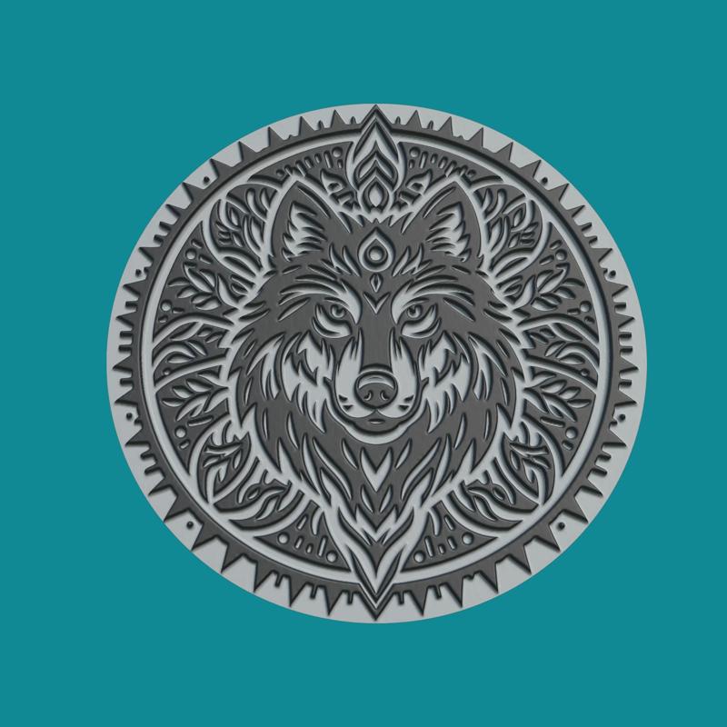 Wolf Print Model