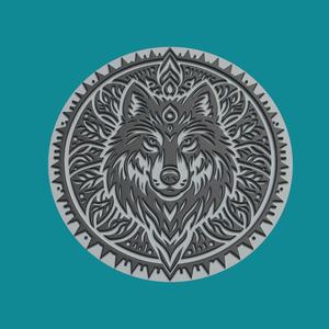 Wolf Print Model