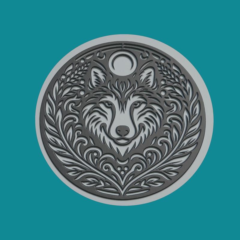 Wolf Print Model