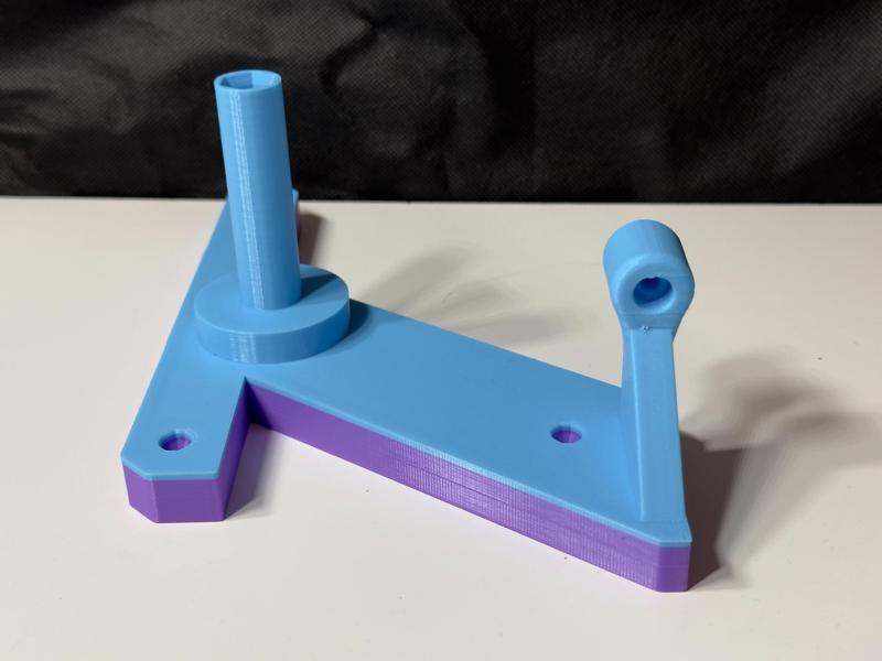 AMS Lite Left of printer Green Spindle