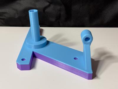 AMS Lite Left of printer Green Spindle