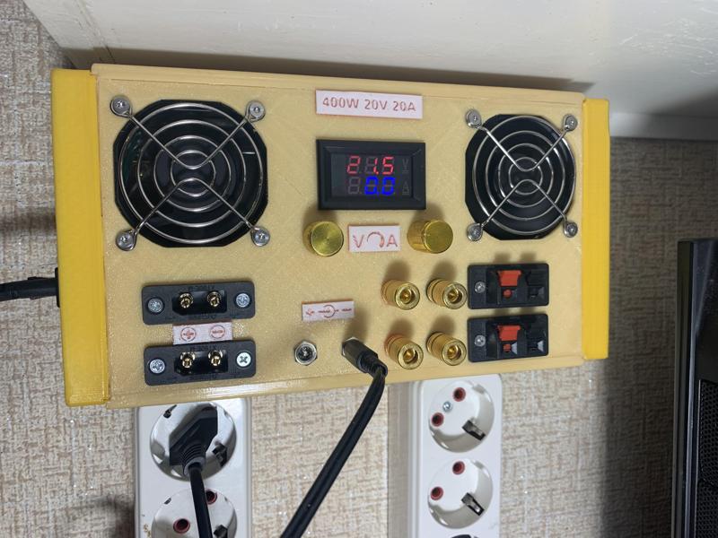 Аdjustable power supply 400W 20V 20A.