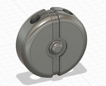 Pokeball Zipper Pull