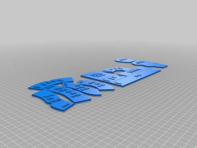 Big Numbers Gaslands Templates