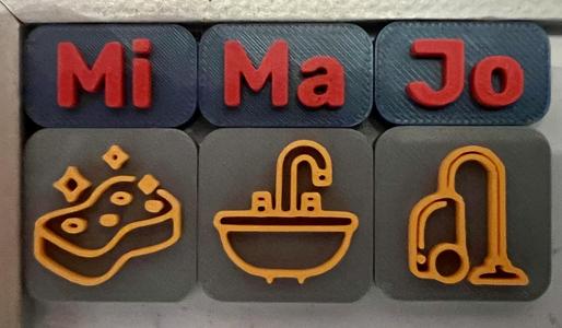Magnetic organizer pads