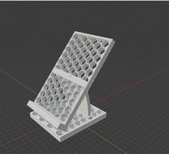 hexagon phone stand