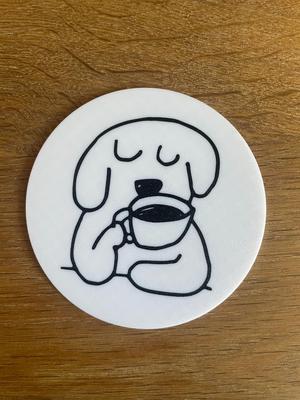 Cute Dog Coaster / Coffee / Drink Holder / Puppy