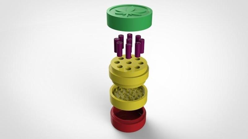 Weed grinder + save weed filters + box