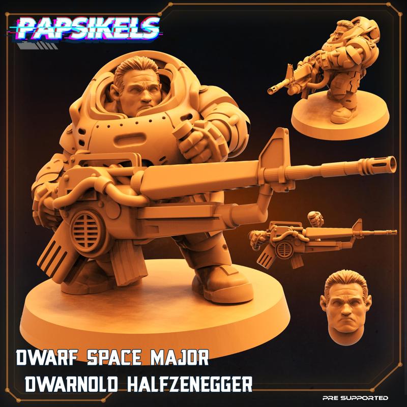 DWARF SPACE MAJOR DWARNOLD HALFZENNEGER
