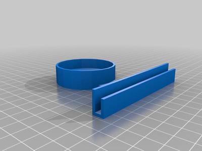 soporte litophane recto para veladora