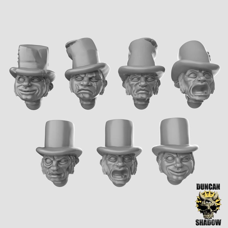 Halfling Heads (Pre Supported)