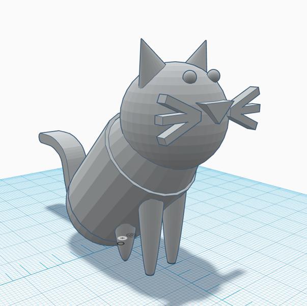 Tinkercad cat
