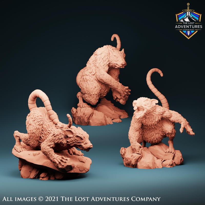 Giant Rats (Set of 3)