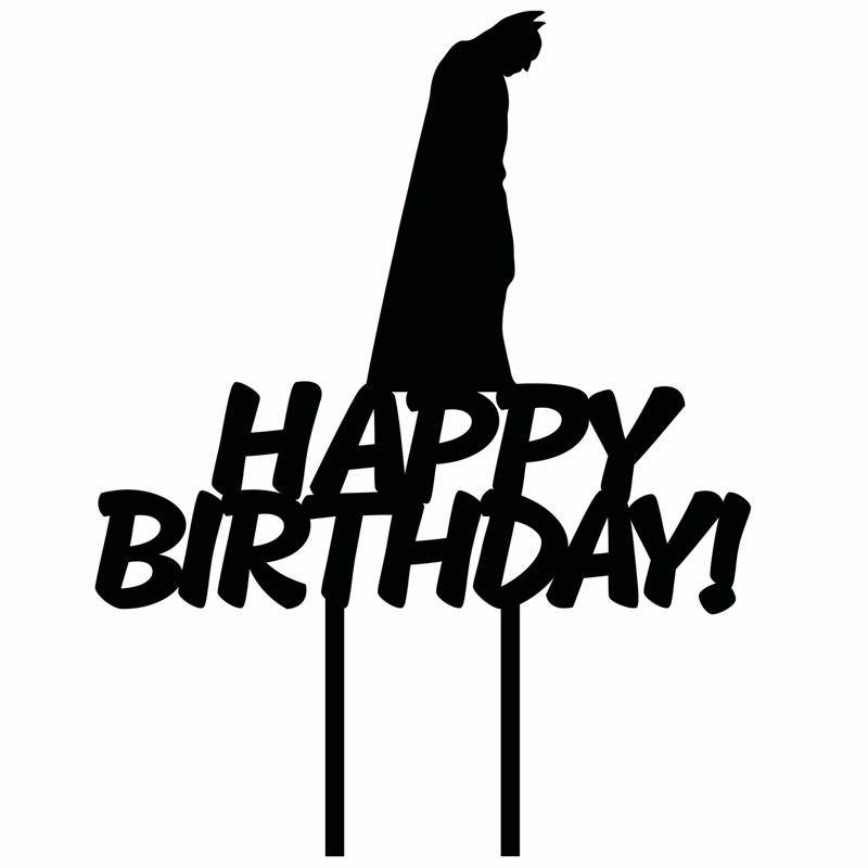 BATMAN CAKE TOPPER