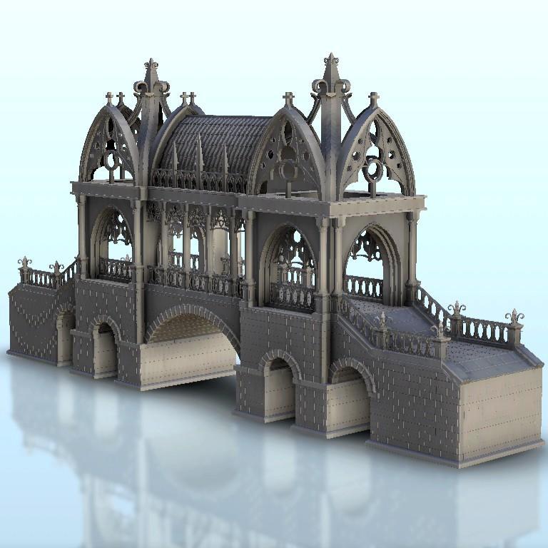 Gothic bridge 10 - Middle Age SAGA Medieval Fantasy Building Tabletop