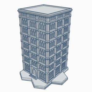 Gothic Building GHB106 With Hex Base